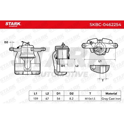 Zacisk Hamulcowy Stark SKBC-0462254 SKBC-0462254 - foto 5