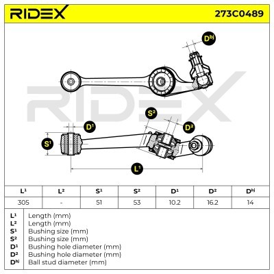 Wahacz RIDEX 273C0489 273C0489 - foto 6