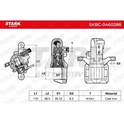 Zacisk Hamulcowy Stark SKBC-0460288 SKBC-0460288 - foto 4