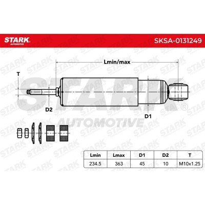 Amortyzator Stark SKSA-0131249 SKSA-0131249 - foto 3