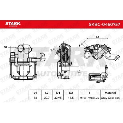 Zacisk Hamulcowy Stark SKBC-0460757 SKBC-0460757 - foto 6