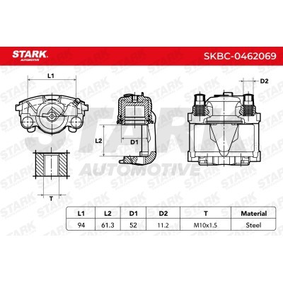 Zacisk Hamulcowy Stark SKBC-0462069 SKBC-0462069 - foto 5