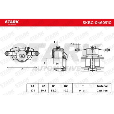 Zacisk Hamulcowy Stark SKBC-0460910 SKBC-0460910 - foto 13