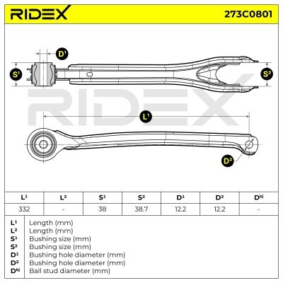 Wahacz RIDEX 273C0801 273C0801 - foto 6