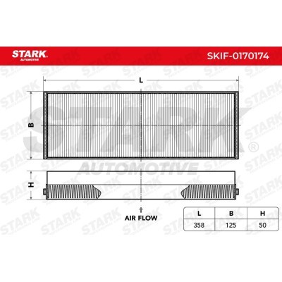 Filtr Kabinowy Stark SKIF-0170174 SKIF-0170174 - foto 2