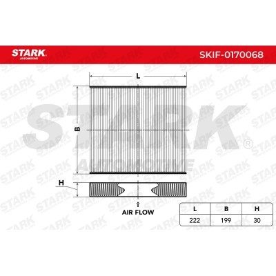 Filtr Kabinowy Stark SKIF-0170068 SKIF-0170068 - foto 4