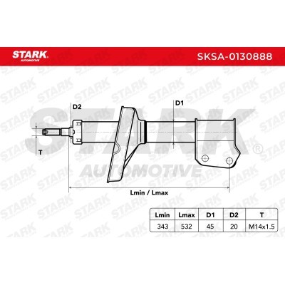 Amortyzator Stark SKSA-0130888 SKSA-0130888 - foto 9