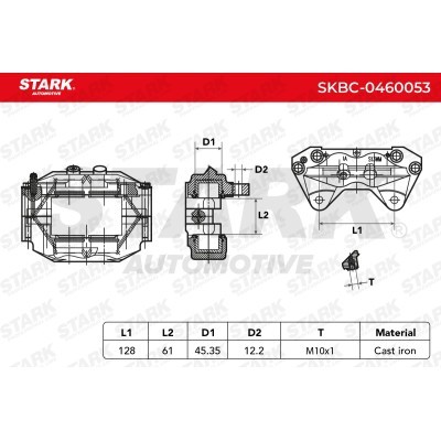Zacisk Hamulcowy Stark SKBC-0460053 SKBC-0460053 - foto 3