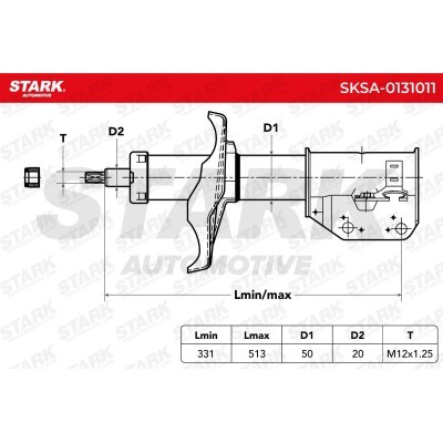 Amortyzator Stark SKSA-0131011 SKSA-0131011 - foto 3