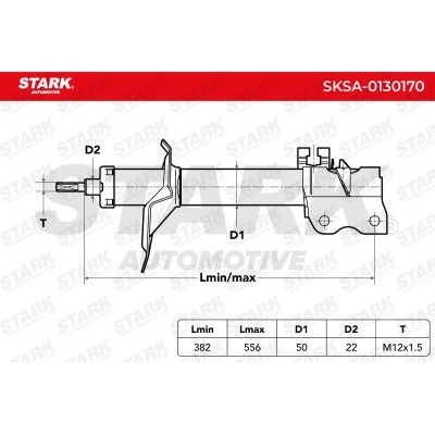Amortyzator Stark SKSA-0130170 SKSA-0130170 - foto 4
