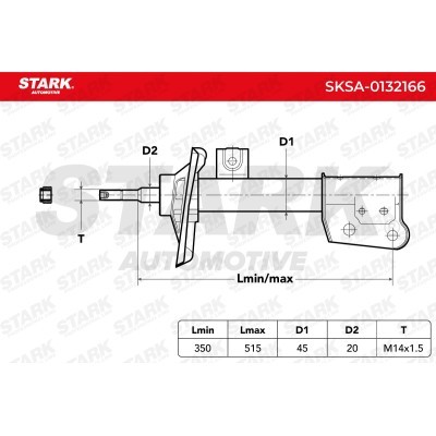 Amortyzator Stark SKSA-0132166 SKSA-0132166 - foto 6