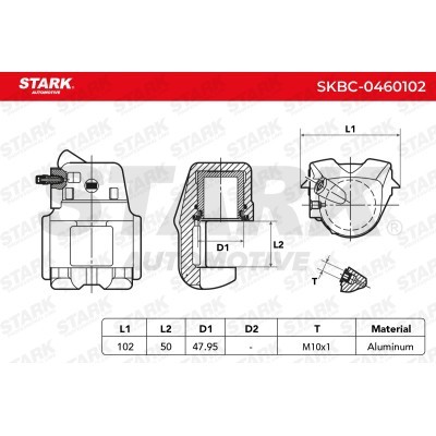 Zacisk Hamulcowy Stark SKBC-0460102 SKBC-0460102 - foto 5