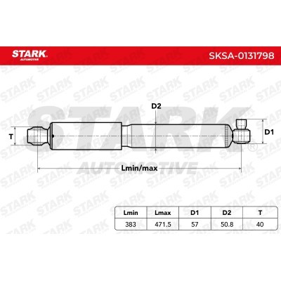 Amortyzator Stark SKSA-0131798 SKSA-0131798 - foto 3