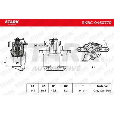 Zacisk Hamulcowy Stark SKBC-0460770 SKBC-0460770 - foto 6
