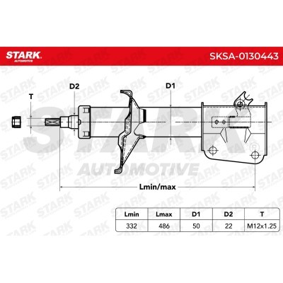 Amortyzator Stark SKSA-0130443 SKSA-0130443 - foto 3
