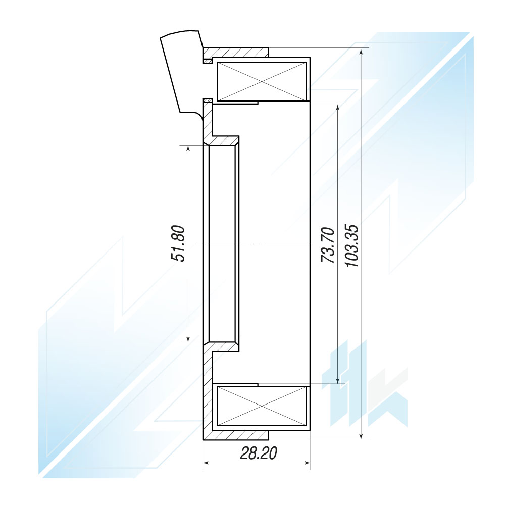 Elektromagnes Sprężarki Klimatyzacji GM/HARRISON V5 NI, 12V 116GV50202 - foto 3