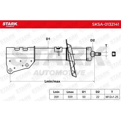Amortyzator Stark SKSA-0132141 SKSA-0132141 - foto 4