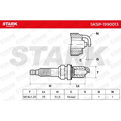 Świeca Zapłonowa Stark SKSP-1990013 SKSP-1990013 - foto 9