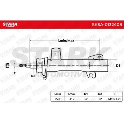 Amortyzator Stark SKSA-0132408 SKSA-0132408 - foto 9