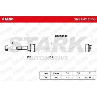 Amortyzator Stark SKSA-0131153 SKSA-0131153 - foto 3
