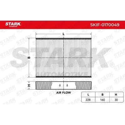 Filtr Kabinowy Stark SKIF-0170049 SKIF-0170049 - foto 3