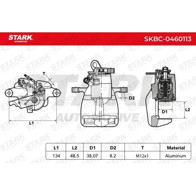 Zacisk Hamulcowy Stark SKBC-0460113 SKBC-0460113 - foto 3
