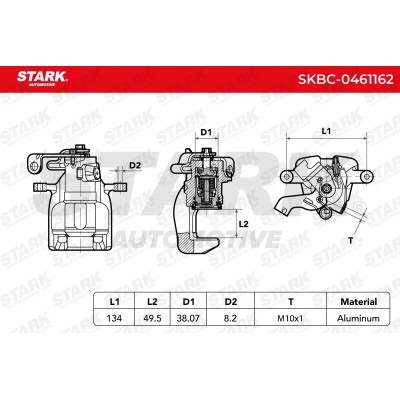 Zacisk Hamulcowy Stark SKBC-0461162 SKBC-0461162 - foto 6