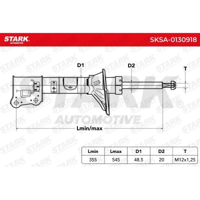 Amortyzator Stark SKSA-0130918 SKSA-0130918 - foto 3