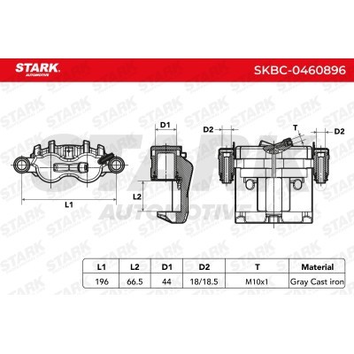 Zacisk Hamulcowy Stark SKBC-0460896 SKBC-0460896 - foto 10