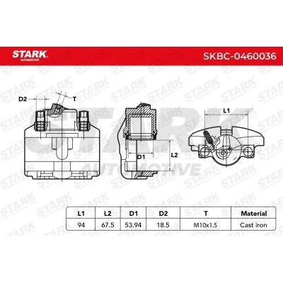 Zacisk Hamulcowy Stark SKBC-0460036 SKBC-0460036 - foto 4