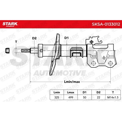 Amortyzator Stark SKSA-0133012 SKSA-0133012 - foto 5