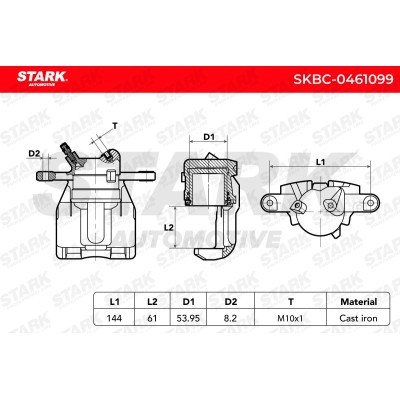 Zacisk Hamulcowy Stark SKBC-0461099 SKBC-0461099 - foto 6