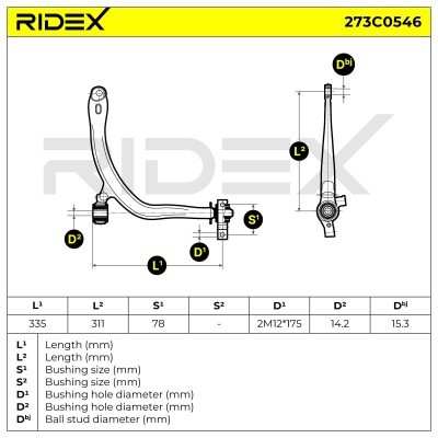 Wahacz RIDEX 273C0546 273C0546 - foto 4