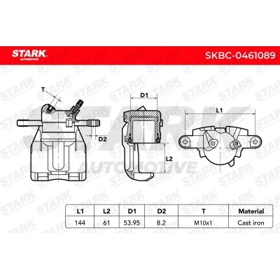 Zacisk Hamulcowy Stark SKBC-0461089 SKBC-0461089 - foto 6