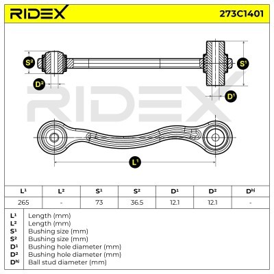 Wahacz RIDEX 273C1401 273C1401 - foto 5