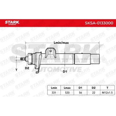 Amortyzator Stark SKSA-0133000 SKSA-0133000 - foto 7