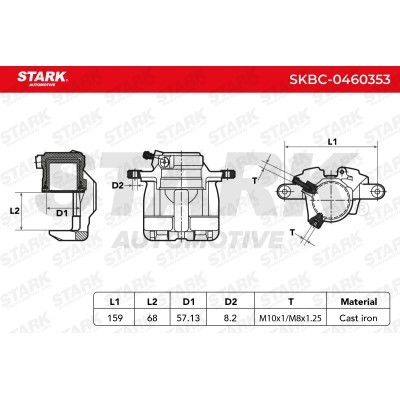 Zacisk Hamulcowy Stark SKBC-0460353 SKBC-0460353 - foto 5