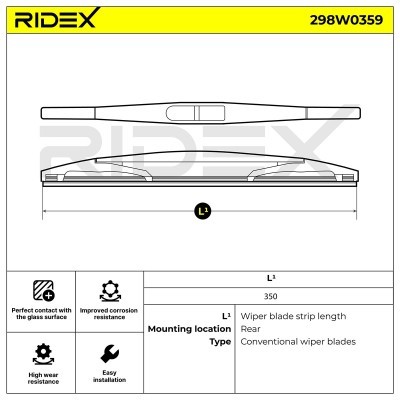 Pióro Wycieraczki RIDEX 298W0359 298W0359 - foto 6