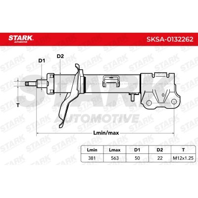 Amortyzator Stark SKSA-0132262 SKSA-0132262 - foto 5