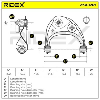 Wahacz RIDEX 273C1267 273C1267 - foto 6