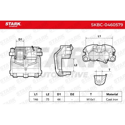 Zacisk Hamulcowy Stark SKBC-0460579 SKBC-0460579 - foto 5