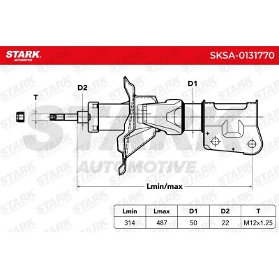 Amortyzator Stark SKSA-0131770 SKSA-0131770 - foto 3