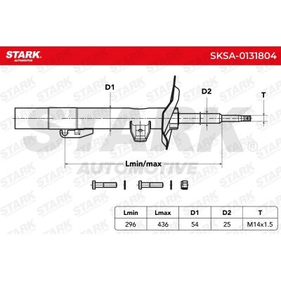Amortyzator Stark SKSA-0131804 SKSA-0131804 - foto 3