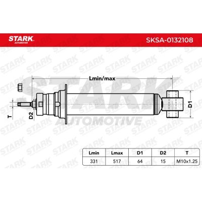 Amortyzator Stark SKSA-0132108 SKSA-0132108 - foto 4