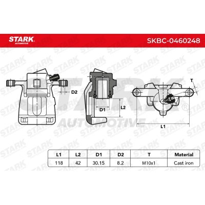 Zacisk Hamulcowy Stark SKBC-0460248 SKBC-0460248 - foto 6