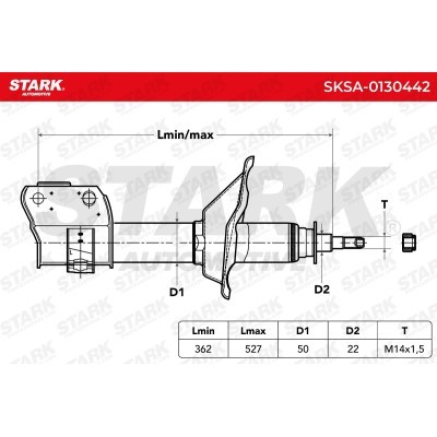 Amortyzator Stark SKSA-0130442 SKSA-0130442 - foto 3