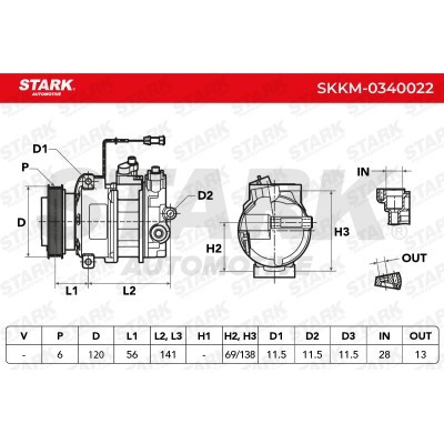 Sprężarka Klimatyzacji SKKM-0340022 - foto 8