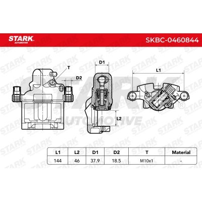 Zacisk Hamulcowy Stark SKBC-0460844 SKBC-0460844 - foto 5
