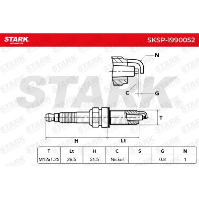 Świeca Zapłonowa Stark SKSP-1990052 SKSP-1990052 - foto 6