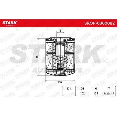 Filtr Oleju Stark SKOF-0860082 SKOF-0860082 - foto 6